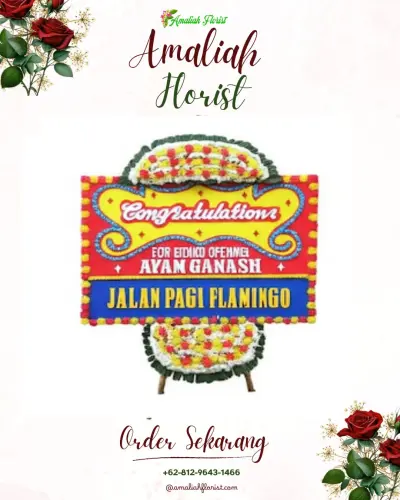 Bunga Papan Congratulation di Saruni